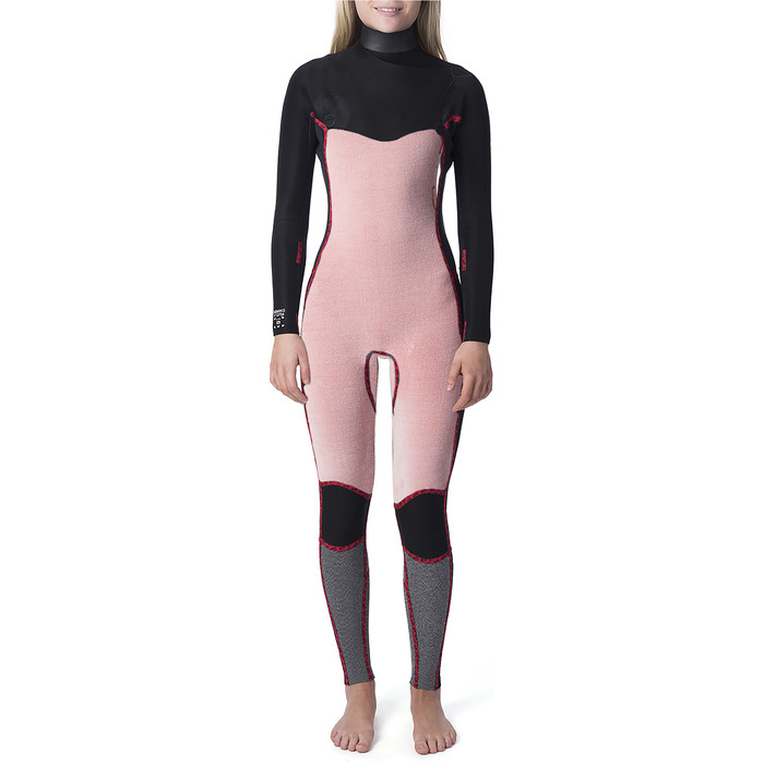 2021 Rip Curl Mujer Dawn Patrol 3/2mm Chest Zip Neopreno WSM9CS - Pink